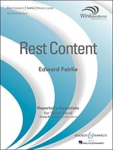 Rest Content Concert Band sheet music cover